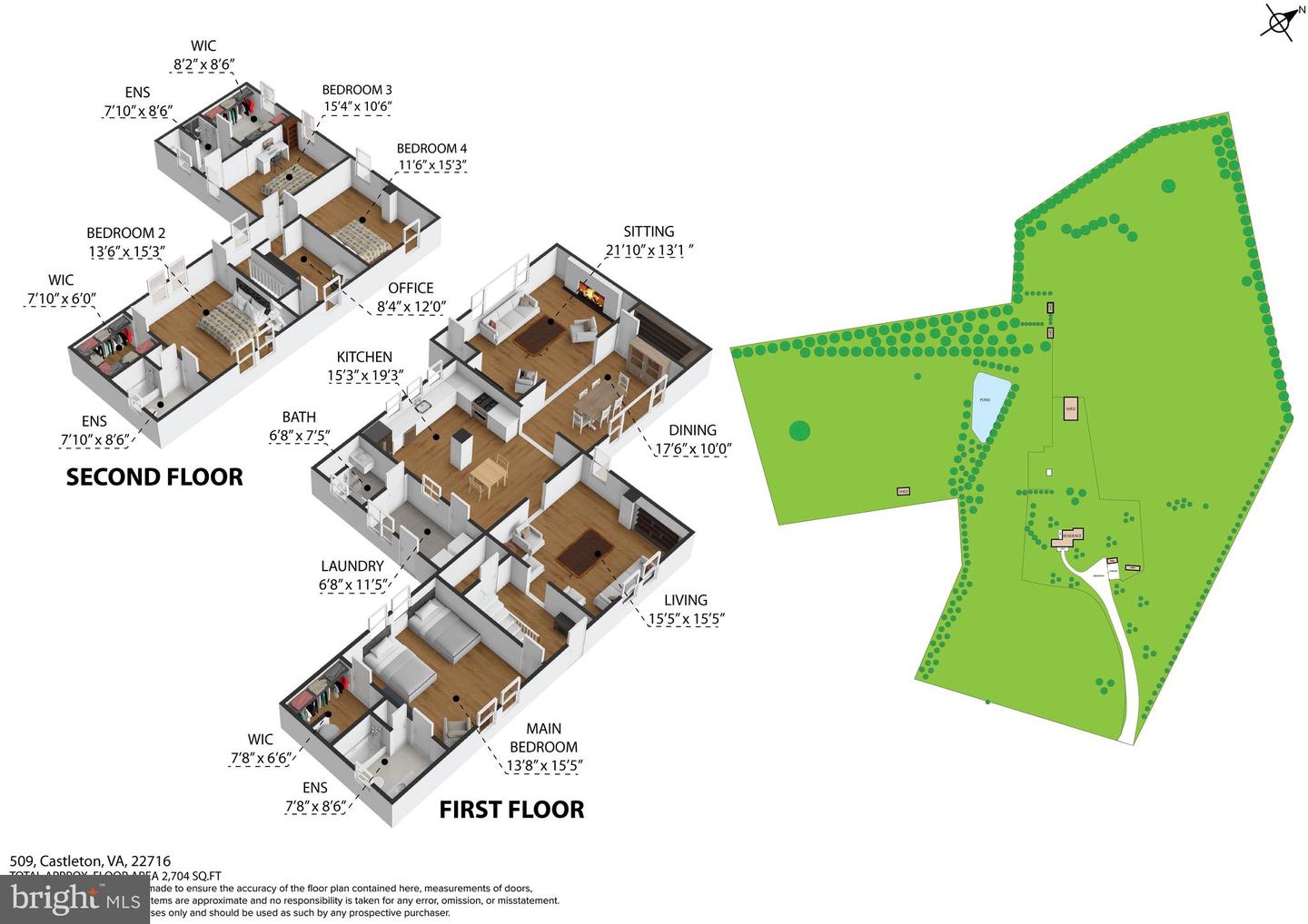 509 CASTLETON FORD RD, CASTLETON, Virginia 22716, 4 Bedrooms Bedrooms, ,4 BathroomsBathrooms,Residential,For sale,509 CASTLETON FORD RD,VARP2002252 MLS # VARP2002252