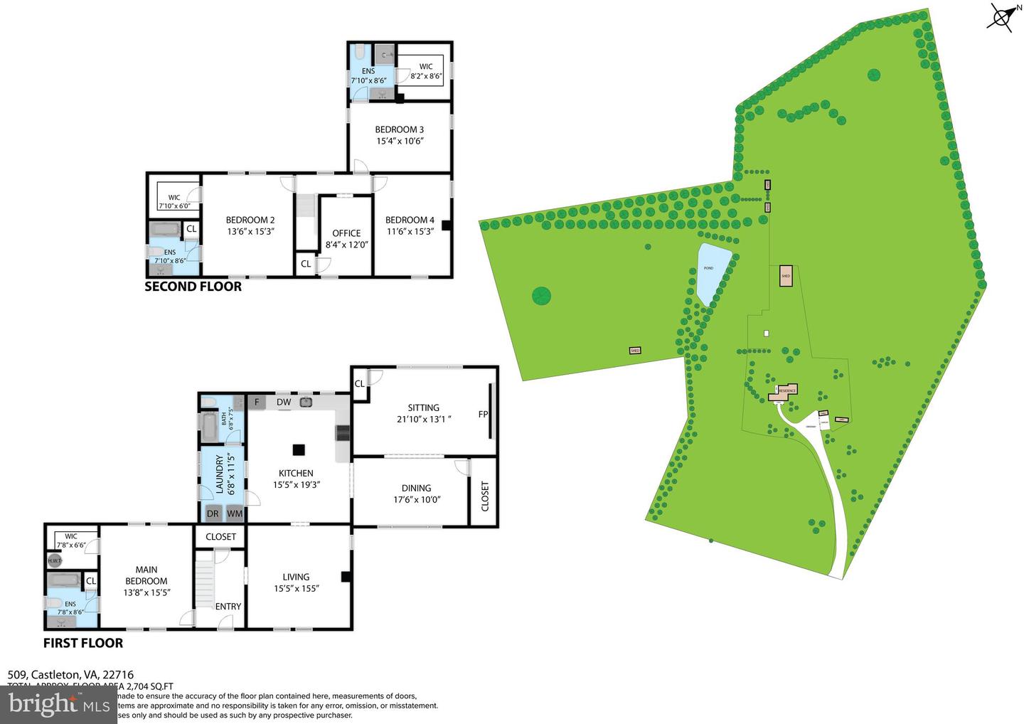 509 CASTLETON FORD RD, CASTLETON, Virginia 22716, 4 Bedrooms Bedrooms, ,4 BathroomsBathrooms,Residential,For sale,509 CASTLETON FORD RD,VARP2002252 MLS # VARP2002252