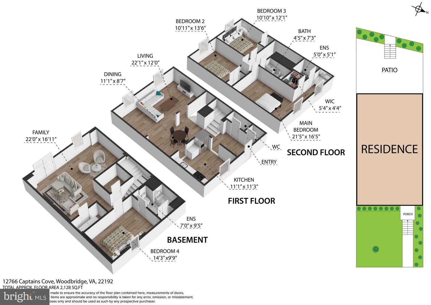 12766 CAPTAINS CV, WOODBRIDGE, Virginia 22192, 4 Bedrooms Bedrooms, ,3 BathroomsBathrooms,Residential,For sale,12766 CAPTAINS CV,VAPW2104004 MLS # VAPW2104004