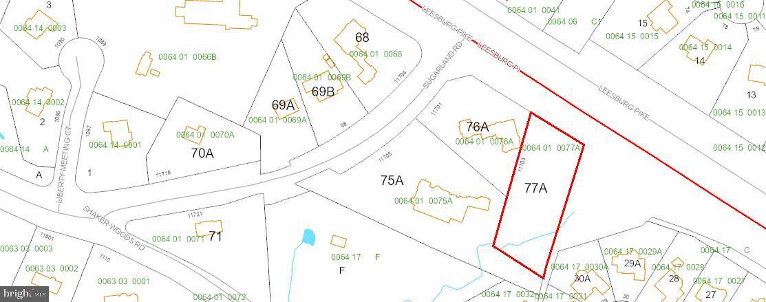 11703 SUGARLAND RD, HERNDON, Virginia 20170, ,Land,For sale,11703 SUGARLAND RD,VAFX2269542 MLS # VAFX2269542