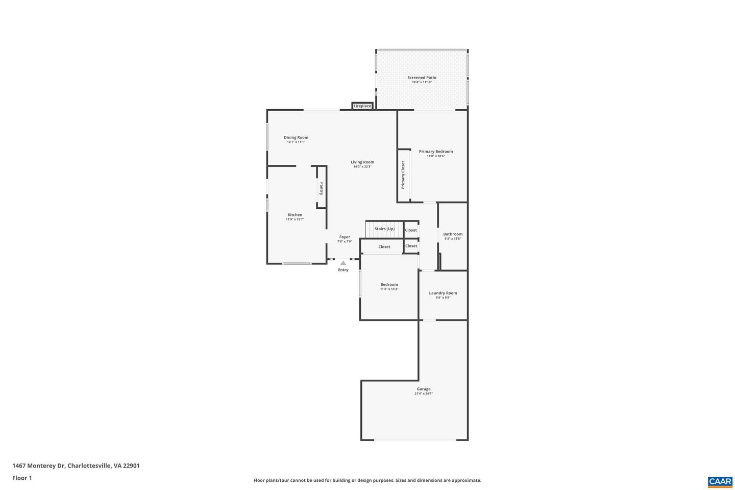 1467 MONTEREY DR, CHARLOTTESVILLE, Virginia 22901, 5 Bedrooms Bedrooms, ,3 BathroomsBathrooms,Residential,For sale,1467 MONTEREY DR,669293 MLS # 669293