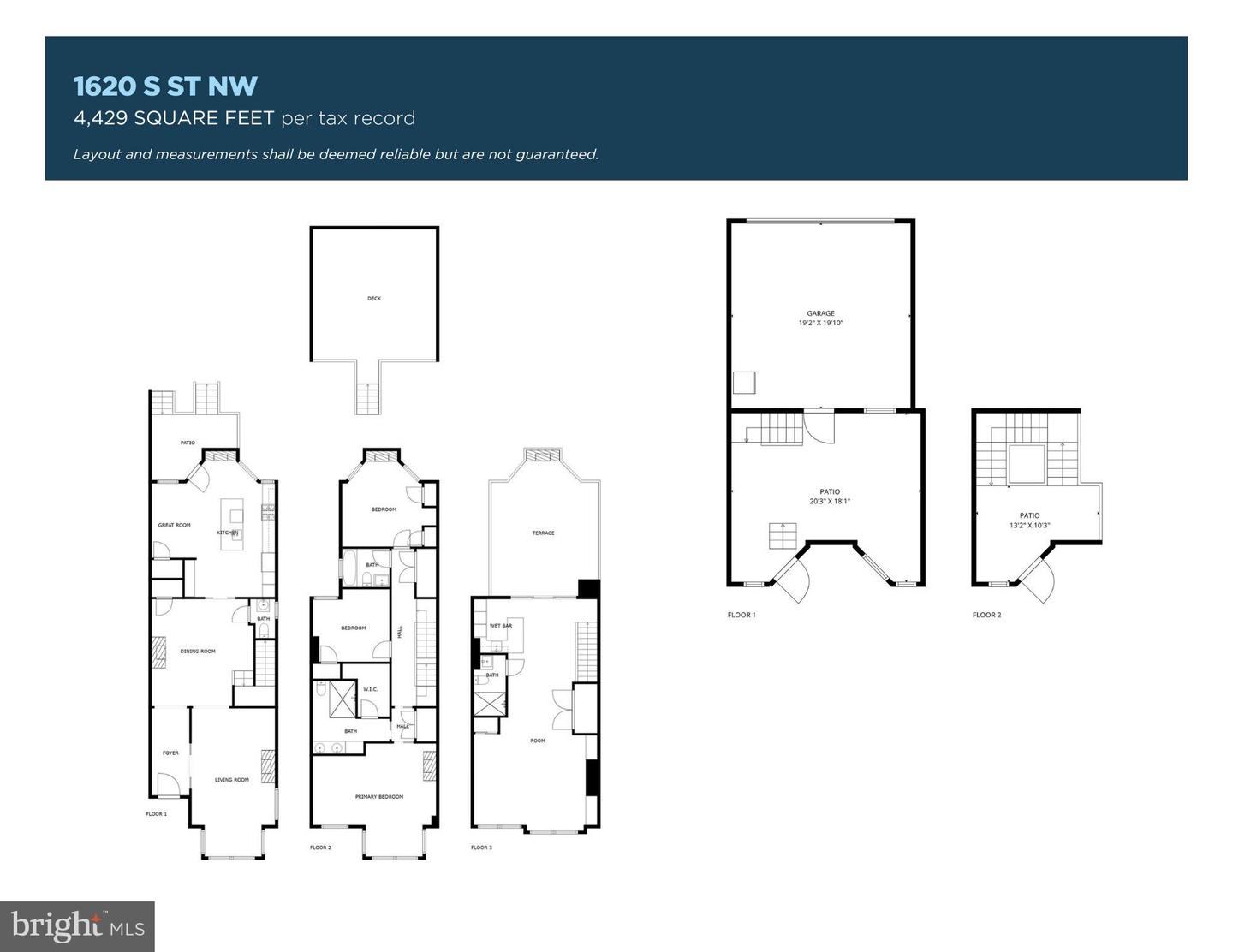 1620 S ST NW, WASHINGTON, District Of Columbia 20009, 5 Bedrooms Bedrooms, ,5 BathroomsBathrooms,Residential,For sale,1620 S ST NW,DCDC2223642 MLS # DCDC2223642