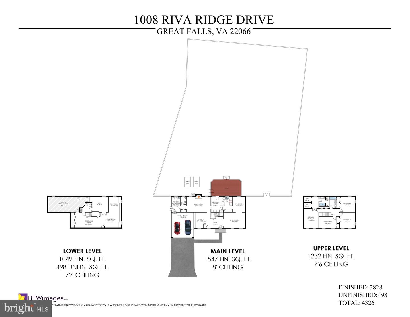 1008 RIVA RIDGE DR, GREAT FALLS, Virginia 22066, 4 Bedrooms Bedrooms, ,3 BathroomsBathrooms,Residential,For sale,1008 RIVA RIDGE DR,VAFX2248878 MLS # VAFX2248878