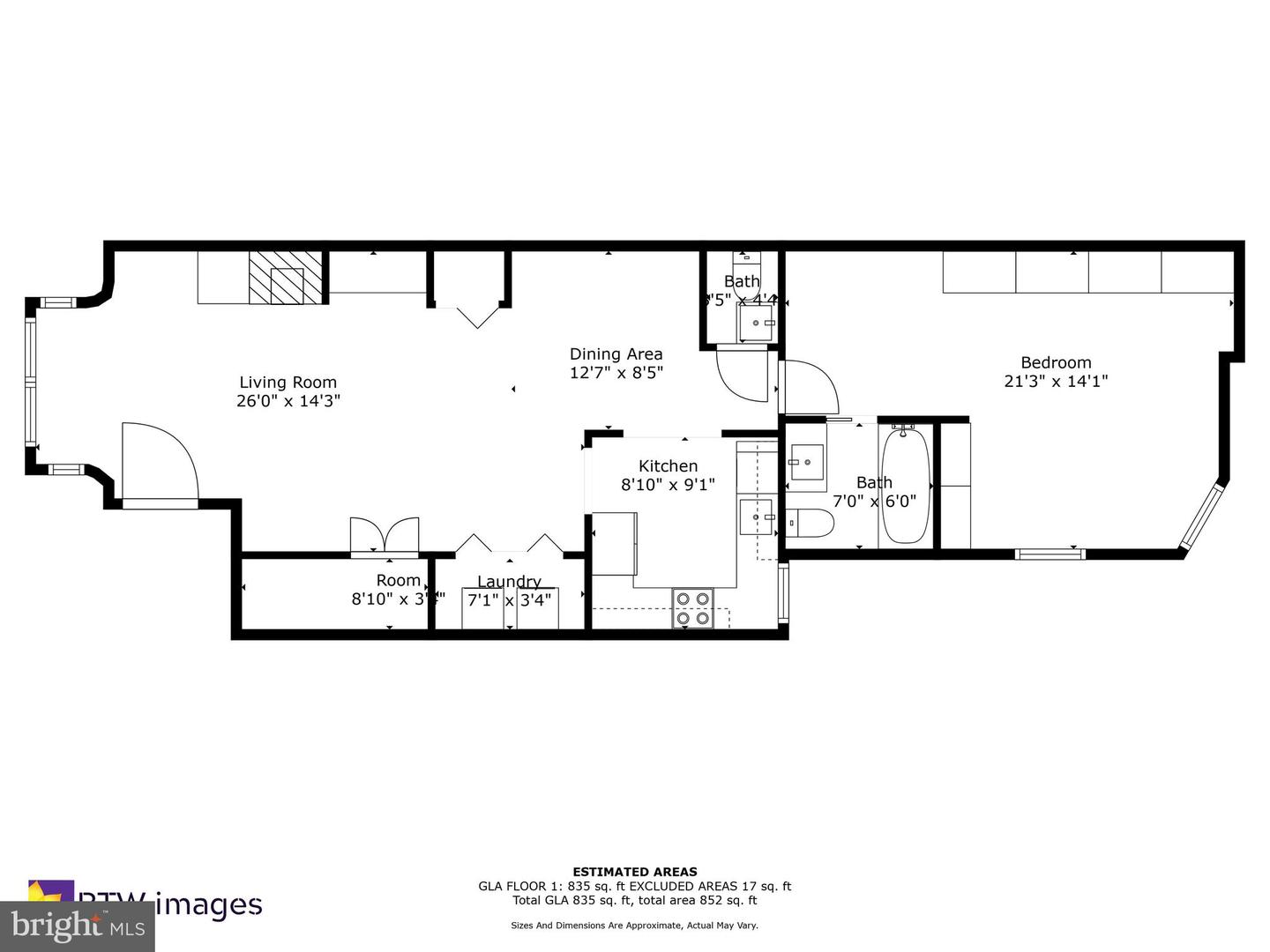 1416 21ST ST NW #101, WASHINGTON, District Of Columbia 20036, 1 Bedroom Bedrooms, ,1 BathroomBathrooms,Residential,For sale,1416 21ST ST NW #101,DCDC2221032 MLS # DCDC2221032
