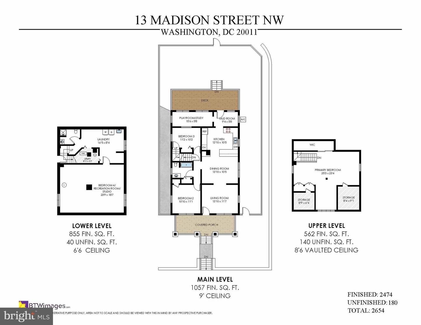 13 MADISON ST NW, WASHINGTON, District Of Columbia 20011, 4 Bedrooms Bedrooms, ,2 BathroomsBathrooms,Residential,For sale,13 MADISON ST NW,DCDC2223980 MLS # DCDC2223980