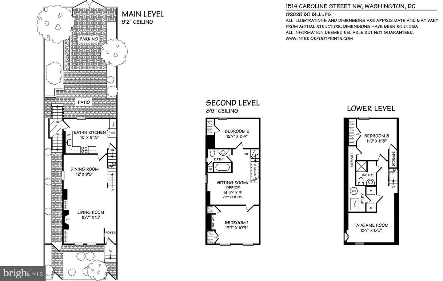 1514 CAROLINE ST NW, WASHINGTON, District Of Columbia 20009, 3 Bedrooms Bedrooms, 5 Rooms Rooms,2 BathroomsBathrooms,Residential,For sale,1514 CAROLINE ST NW,DCDC2224052 MLS # DCDC2224052