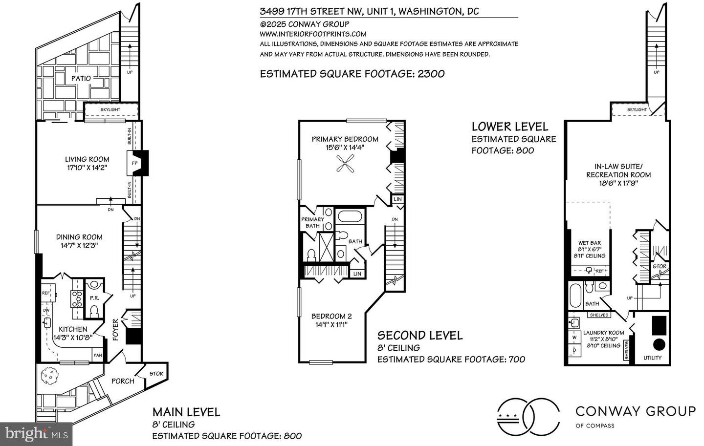 3499 17TH ST NW #1, WASHINGTON, District Of Columbia 20010, 3 Bedrooms Bedrooms, ,3 BathroomsBathrooms,Residential,For sale,3499 17TH ST NW #1,DCDC2224256 MLS # DCDC2224256