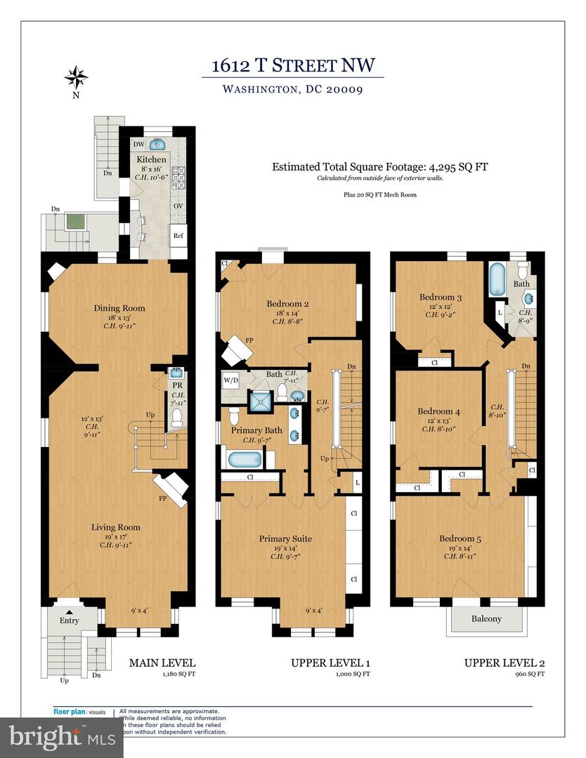 1612 T ST NW, WASHINGTON, District Of Columbia 20009, 6 Bedrooms Bedrooms, ,4 BathroomsBathrooms,Residential,For sale,1612 T ST NW,DCDC2215792 MLS # DCDC2215792