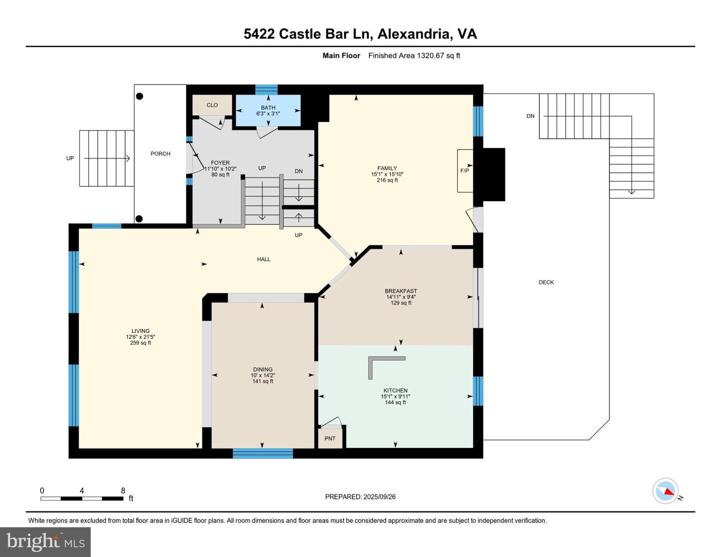 5422 CASTLE BAR LN, ALEXANDRIA, Virginia 22315, 5 Bedrooms Bedrooms, 14 Rooms Rooms,3 BathroomsBathrooms,Residential,For sale,5422 CASTLE BAR LN,VAFX2229682 MLS # VAFX2229682
