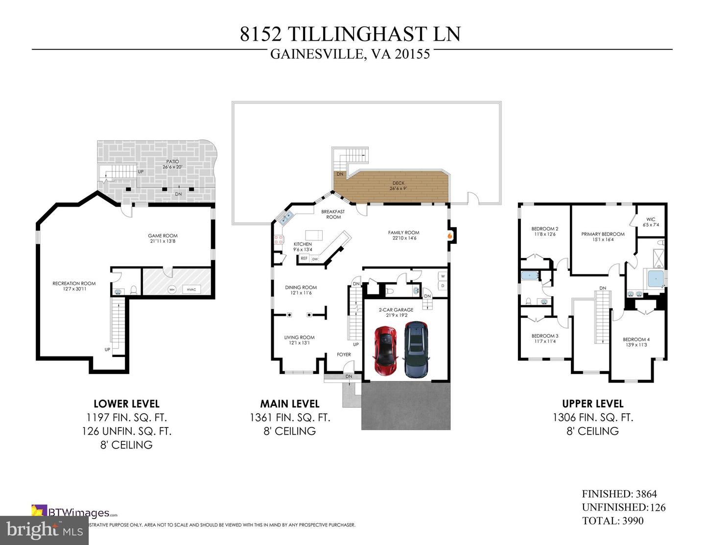 8152 TILLINGHAST LN, GAINESVILLE, Virginia 20155, 4 Bedrooms Bedrooms, 17 Rooms Rooms,2 BathroomsBathrooms,Residential,For sale,8152 TILLINGHAST LN,VAPW2104498 MLS # VAPW2104498