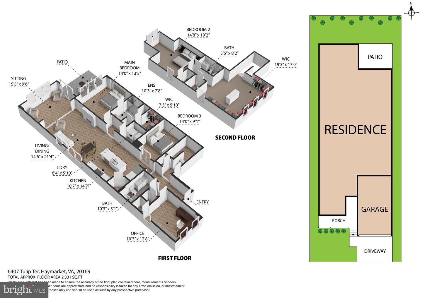 6411 TULIP TER, HAYMARKET, Virginia 20169, 3 Bedrooms Bedrooms, ,3 BathroomsBathrooms,Residential,For sale,6411 TULIP TER,VAPW2104738 MLS # VAPW2104738