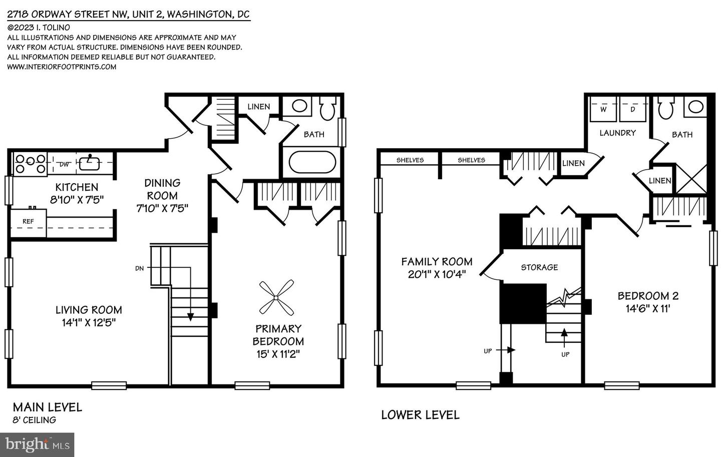 2718 ORDWAY ST NW #2, WASHINGTON, District Of Columbia 20008, 2 Bedrooms Bedrooms, ,2 BathroomsBathrooms,Residential,For sale,2718 ORDWAY ST NW #2,DCDC2224134 MLS # DCDC2224134