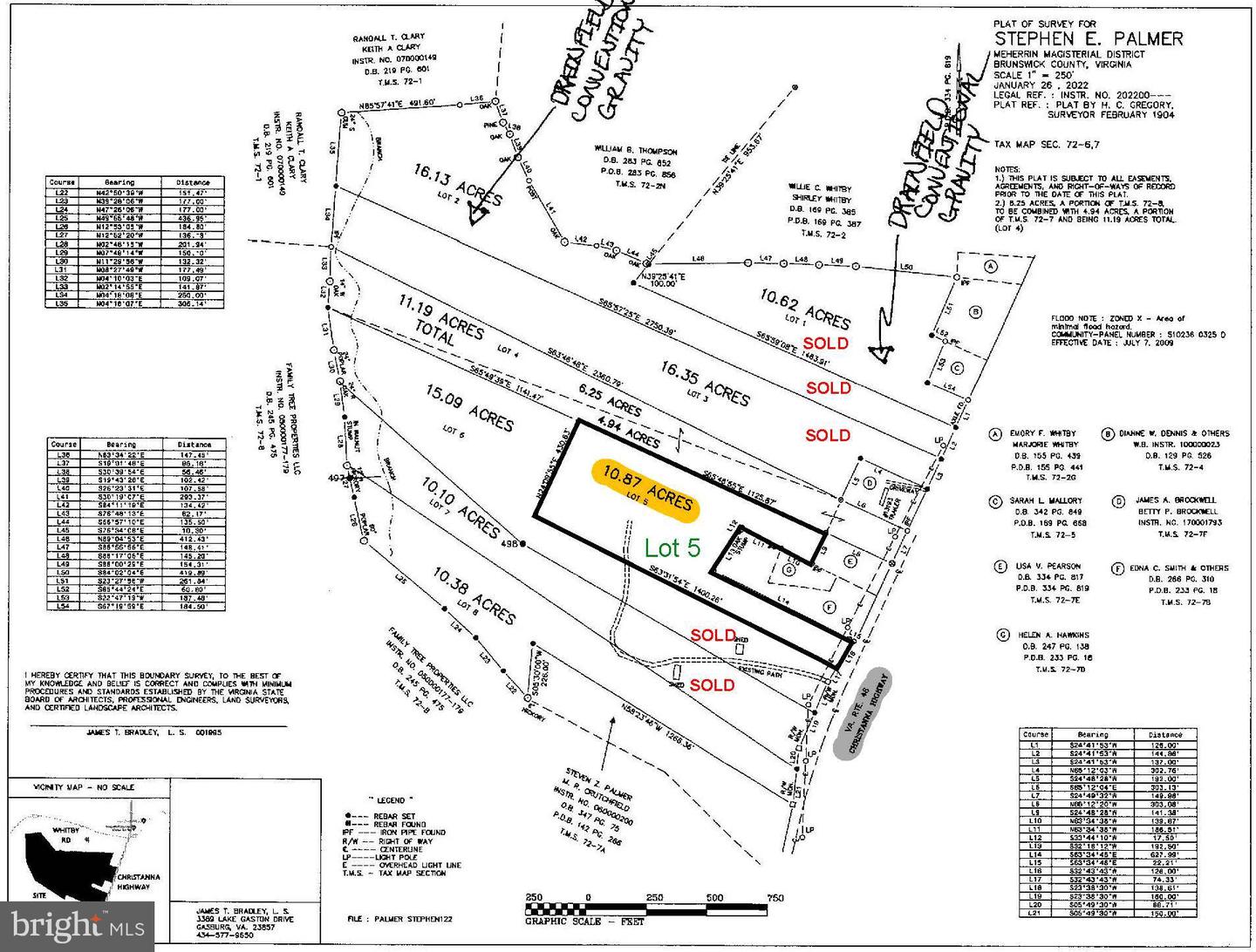 46 CHRISTANNA HWY #10.87 ACRES, LAWRENCEVILLE, Virginia 23868, ,Land,For sale,46 CHRISTANNA HWY #10.87 ACRES,VABW2000090 MLS # VABW2000090