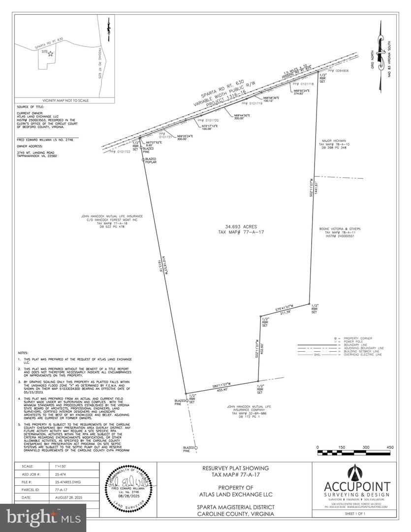 SPARTA ROAD, MILFORD, Virginia 22514, ,Land,For sale,SPARTA ROAD,VACV2008914 MLS # VACV2008914