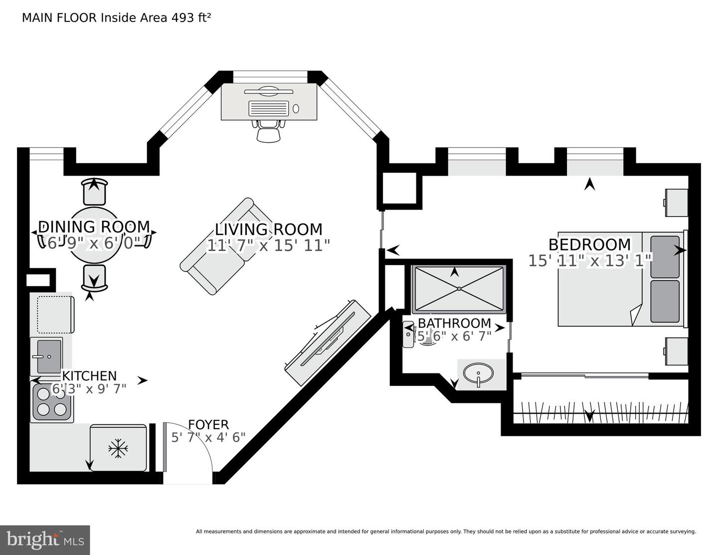 1615 Q ST NW #601, WASHINGTON, District Of Columbia 20009, 1 Bedroom Bedrooms, ,1 BathroomBathrooms,Residential,For sale,1615 Q ST NW #601,DCDC2224964 MLS # DCDC2224964