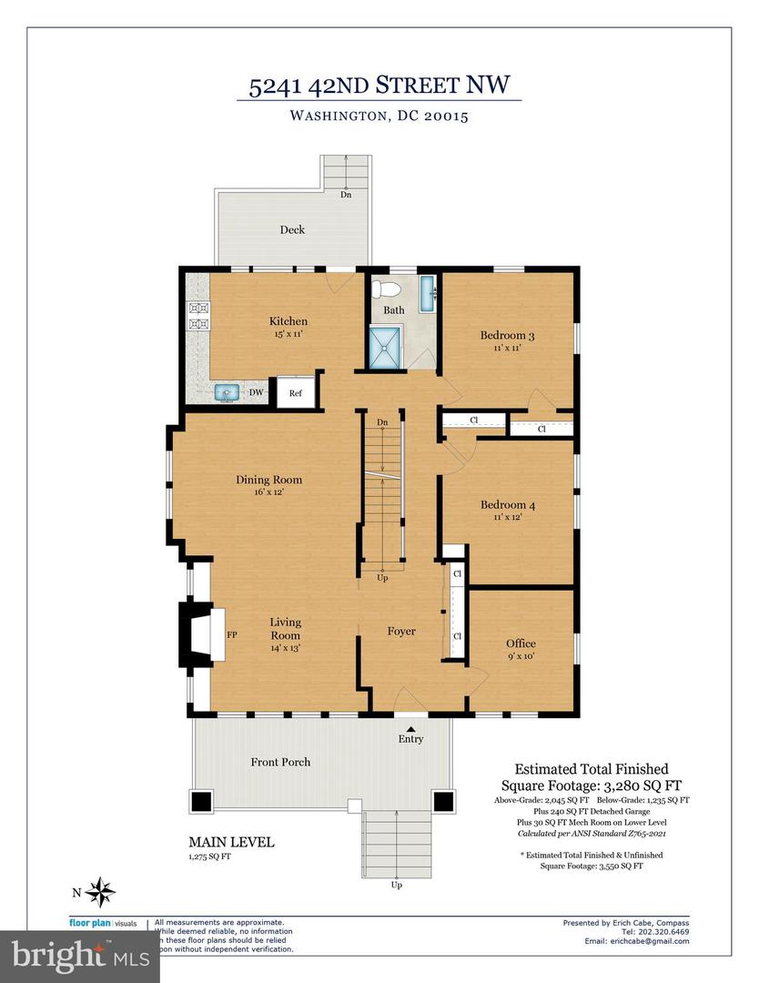5241 42ND ST NW, WASHINGTON, District Of Columbia 20015, 5 Bedrooms Bedrooms, ,4 BathroomsBathrooms,Residential,For sale,5241 42ND ST NW,DCDC2224990 MLS # DCDC2224990
