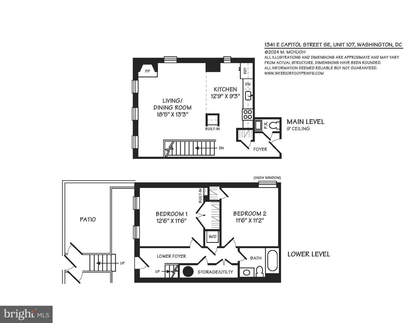 1341 E CAPITOL ST SE #107, WASHINGTON, District Of Columbia 20003, 2 Bedrooms Bedrooms, ,1 BathroomBathrooms,Residential,For sale,1341 E CAPITOL ST SE #107,DCDC2225088 MLS # DCDC2225088