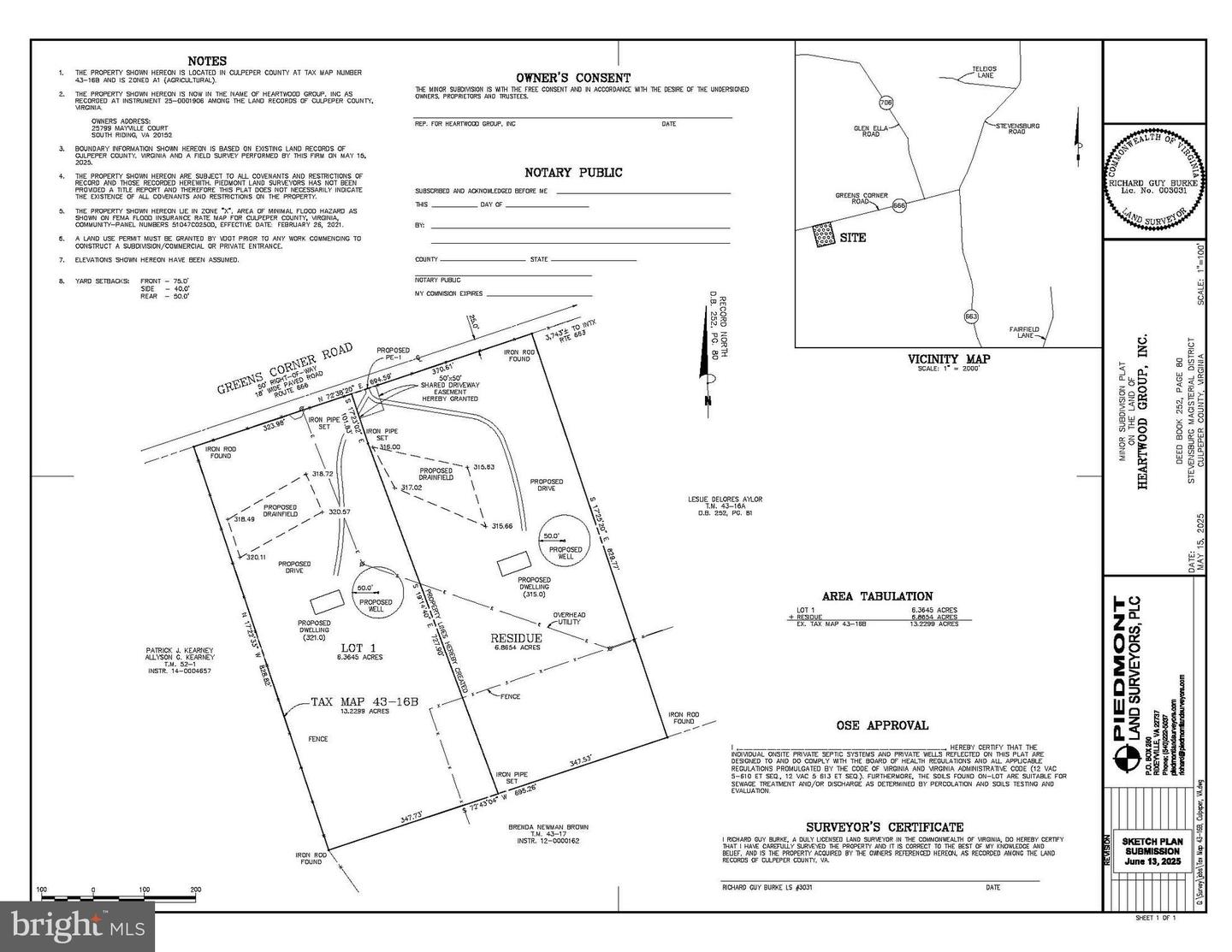 GREENS CORNER, CULPEPER, Virginia 22701, ,Land,For sale,GREENS CORNER,VACU2011160 MLS # VACU2011160