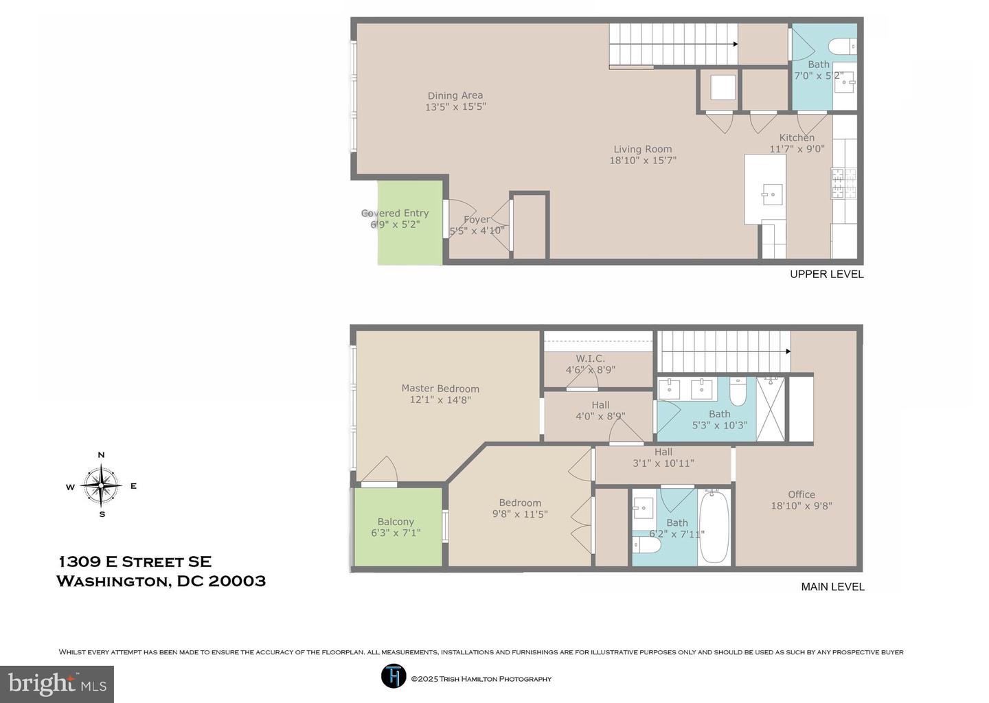 1309 E ST SE #12, WASHINGTON, District Of Columbia 20003, 2 Bedrooms Bedrooms, 5 Rooms Rooms,2 BathroomsBathrooms,Residential,For sale,1309 E ST SE #12,DCDC2225118 MLS # DCDC2225118