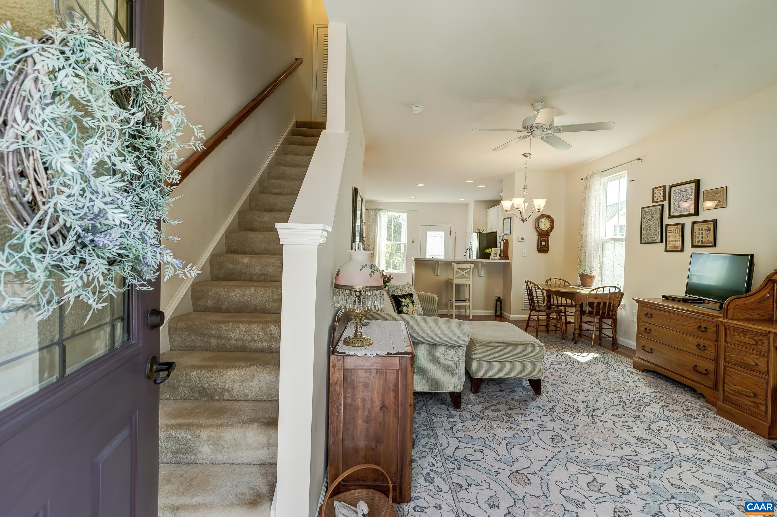 Hardwood floors, lots of light and neutral paints throughout the main level of this move-in ready home!