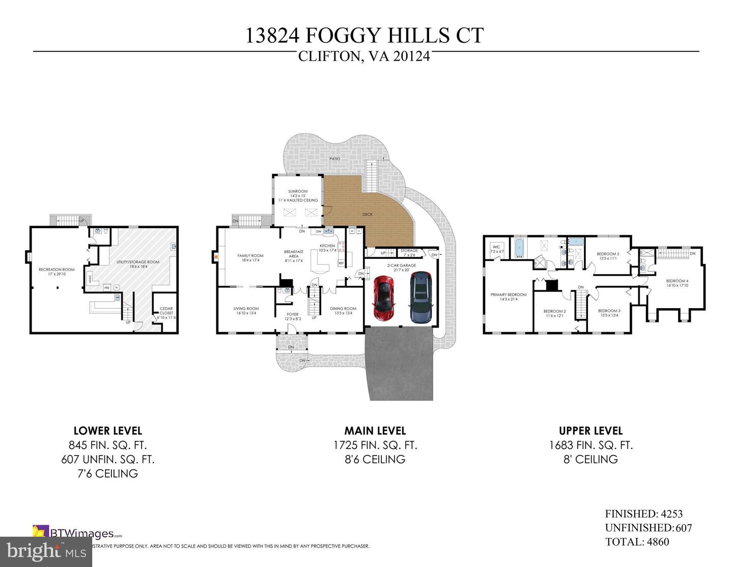 13824 FOGGY HILLS CT, CLIFTON, Virginia 20124, 5 Bedrooms Bedrooms, ,3 BathroomsBathrooms,Residential,For sale,13824 FOGGY HILLS CT,VAFX2266244 MLS # VAFX2266244