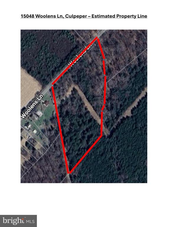 15048 WOOLENS LN, CULPEPER, Virginia 22701, ,Land,15048 WOOLENS LN,VACU2011716 MLS # VACU2011716