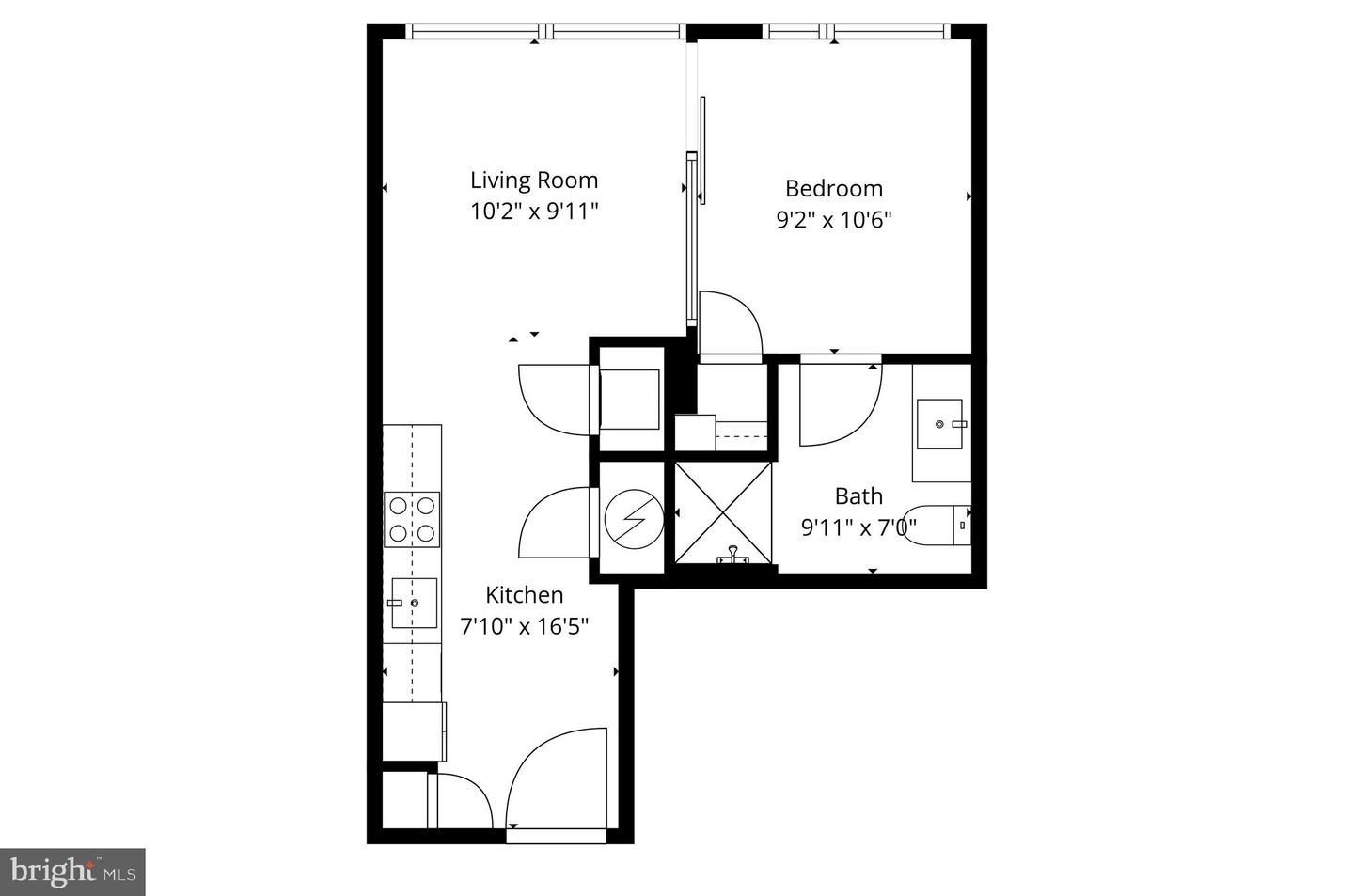57 N ST NW #433, WASHINGTON, District Of Columbia 20001, 1 Bedroom Bedrooms, ,1 BathroomBathrooms,Residential,For sale,57 N ST NW #433,DCDC2223810 MLS # DCDC2223810