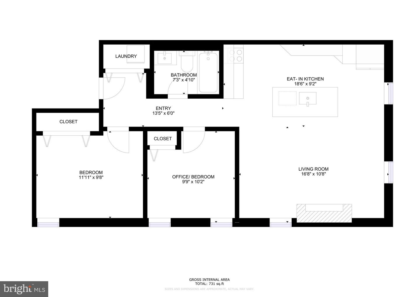 1322 RHODE ISLAND AVE NW #6, WASHINGTON, District Of Columbia 20005, 2 Bedrooms Bedrooms, ,1 BathroomBathrooms,Residential,For sale,1322 RHODE ISLAND AVE NW #6,DCDC2223956 MLS # DCDC2223956