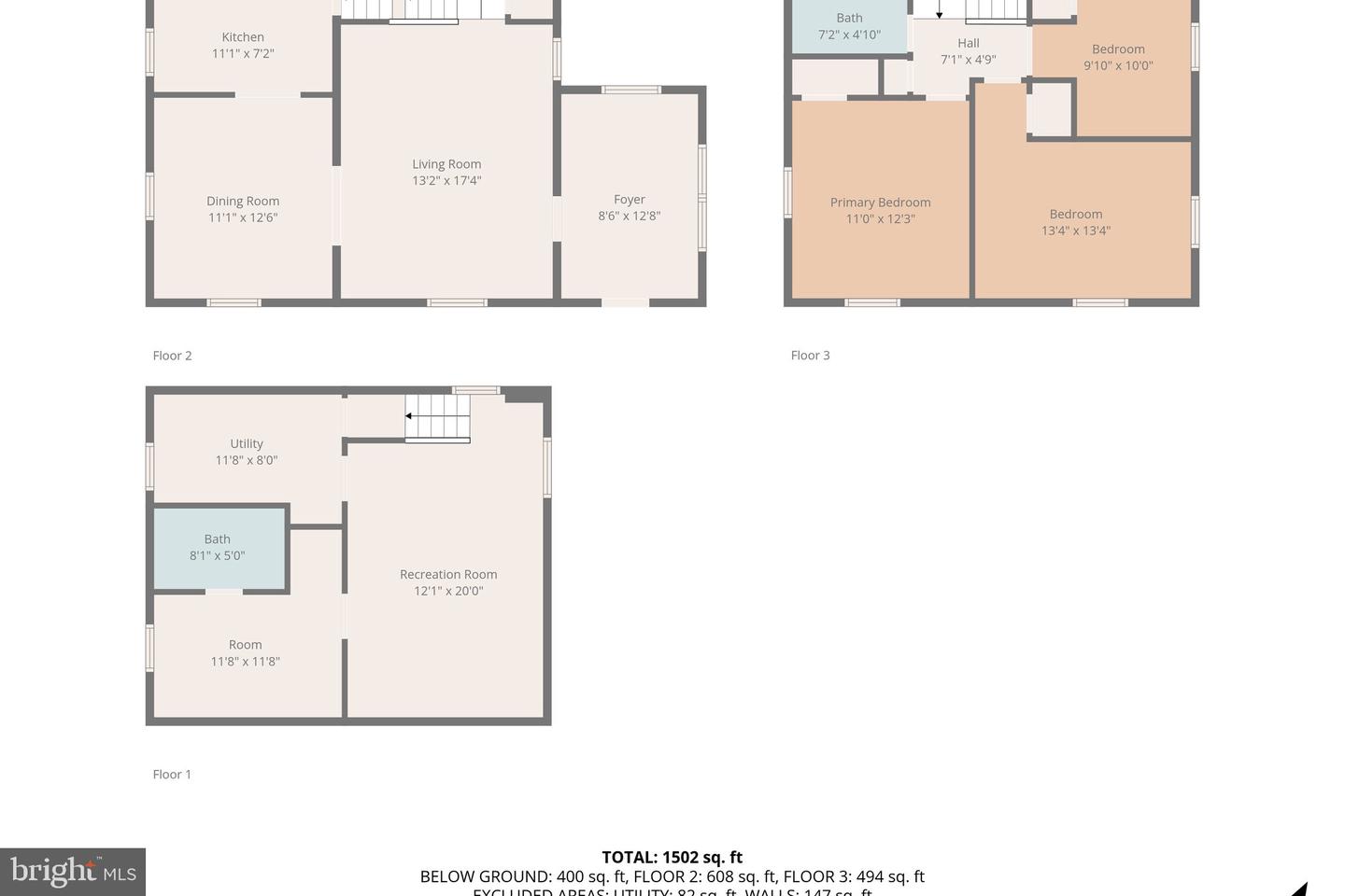 143 N ABINGDON ST, ARLINGTON, Virginia 22203, 3 Bedrooms Bedrooms, ,2 BathroomsBathrooms,Residential,For sale,143 N ABINGDON ST,VAAR2064242 MLS # VAAR2064242