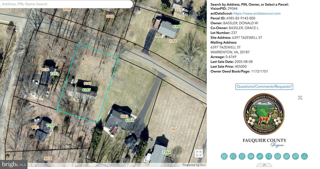 6397 TAZEWELL ST, WARRENTON, Virginia, 4 Bedrooms Bedrooms, ,2 BathroomsBathrooms,Residential,6397 TAZEWELL ST,VAFQ2018522 MLS # VAFQ2018522