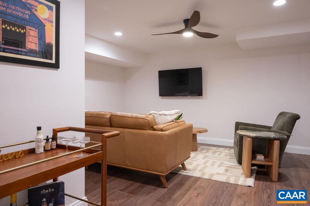 Basement has a full dry basement system installed and was recently finished off.