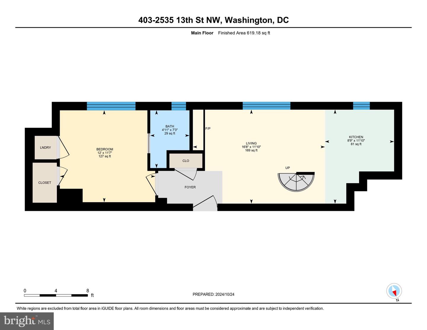 2535 13TH ST NW #403, WASHINGTON, District Of Columbia 20009, 1 Bedroom Bedrooms, ,1 BathroomBathrooms,Residential,For sale,2535 13TH ST NW #403,DCDC2224976 MLS # DCDC2224976