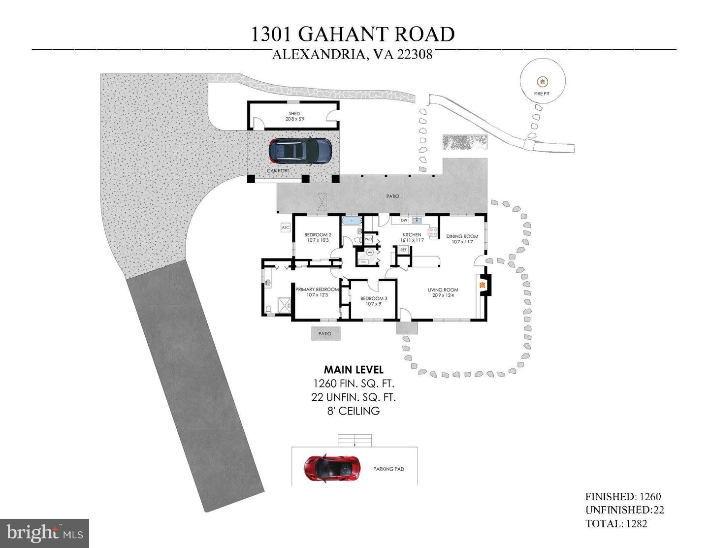1301 GAHANT RD, ALEXANDRIA, Virginia 22308, 3 Bedrooms Bedrooms, ,2 BathroomsBathrooms,Residential,For sale,1301 GAHANT RD,VAFX2269654 MLS # VAFX2269654