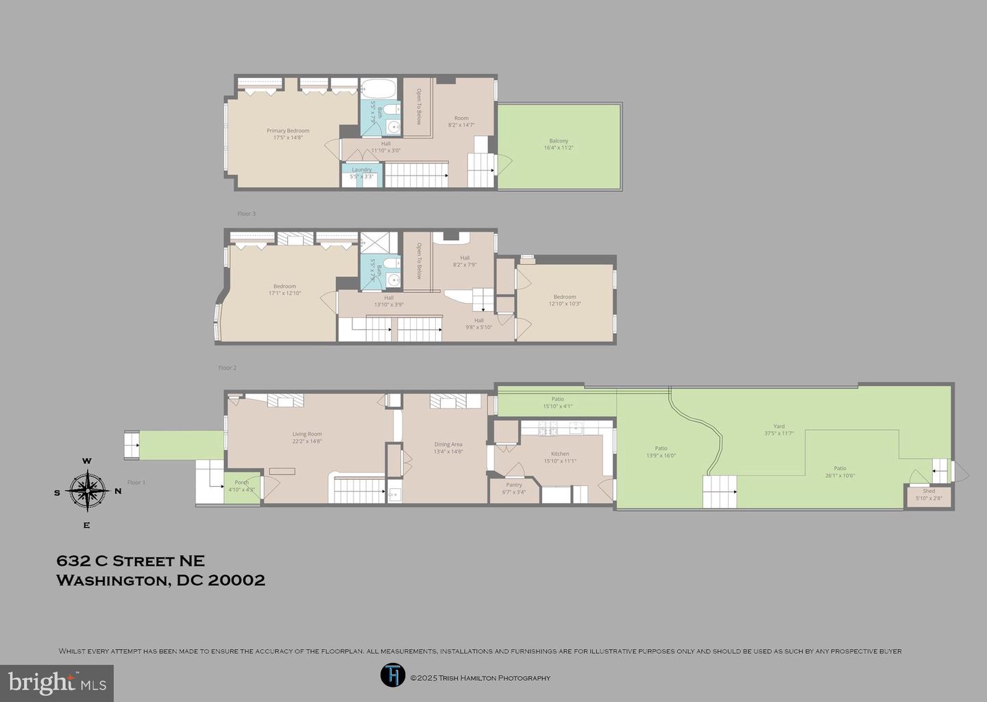 632 C ST NE, WASHINGTON, District Of Columbia 20002, 3 Bedrooms Bedrooms, 6 Rooms Rooms,2 BathroomsBathrooms,Residential,For sale,632 C ST NE,DCDC2217044 MLS # DCDC2217044