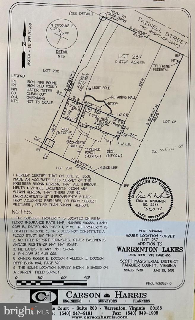 6397 TAZEWELL ST, WARRENTON, Virginia 20187, 4 Bedrooms Bedrooms, 6 Rooms Rooms,2 BathroomsBathrooms,Residential,For sale,6397 TAZEWELL ST,VAFQ2018522 MLS # VAFQ2018522