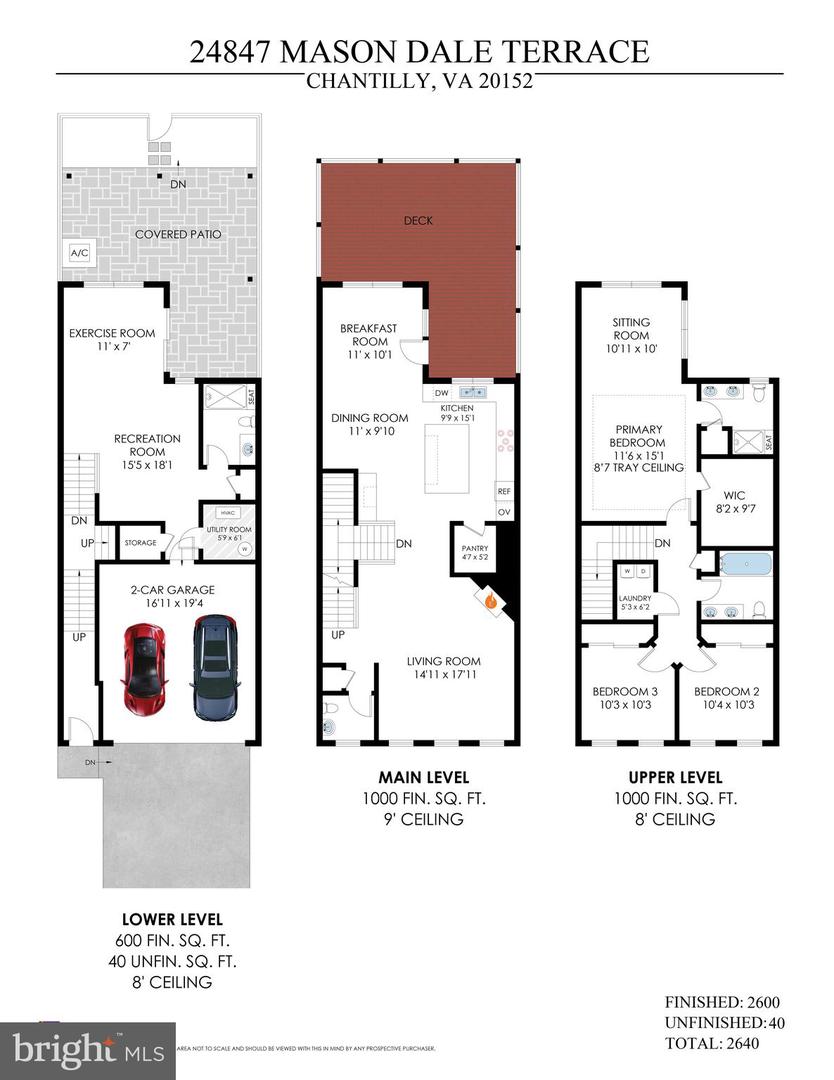 24847 MASON DALE TER, CHANTILLY, Virginia 20152, 3 Bedrooms Bedrooms, ,3 BathroomsBathrooms,Residential,For sale,24847 MASON DALE TER,VALO2099858 MLS # VALO2099858
