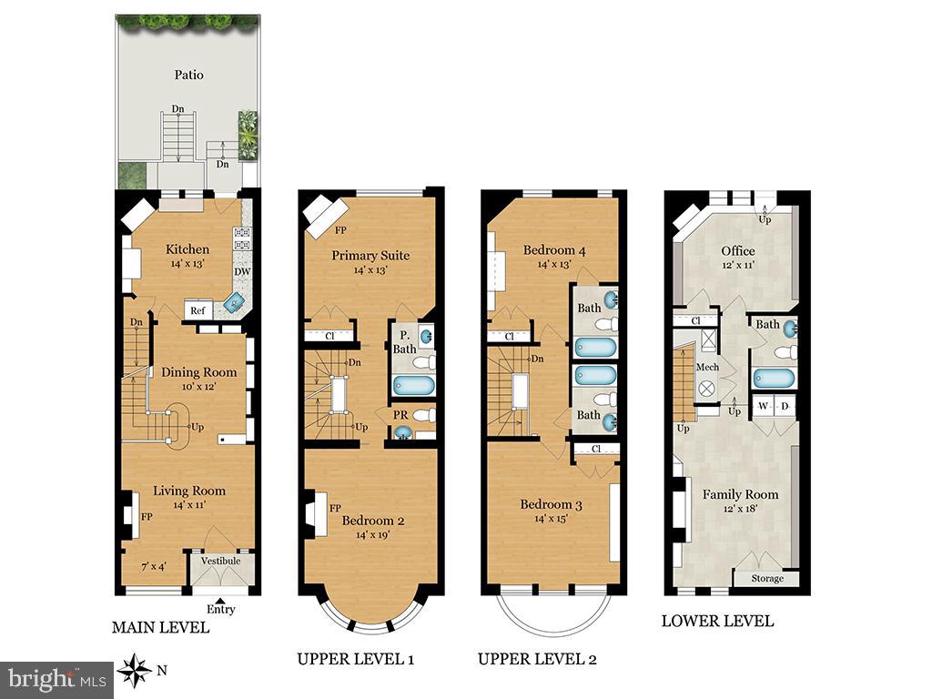 1508 30TH ST NW, WASHINGTON, District Of Columbia 20007, 4 Bedrooms Bedrooms, ,4 BathroomsBathrooms,Residential,For sale,1508 30TH ST NW,DCDC2225330 MLS # DCDC2225330
