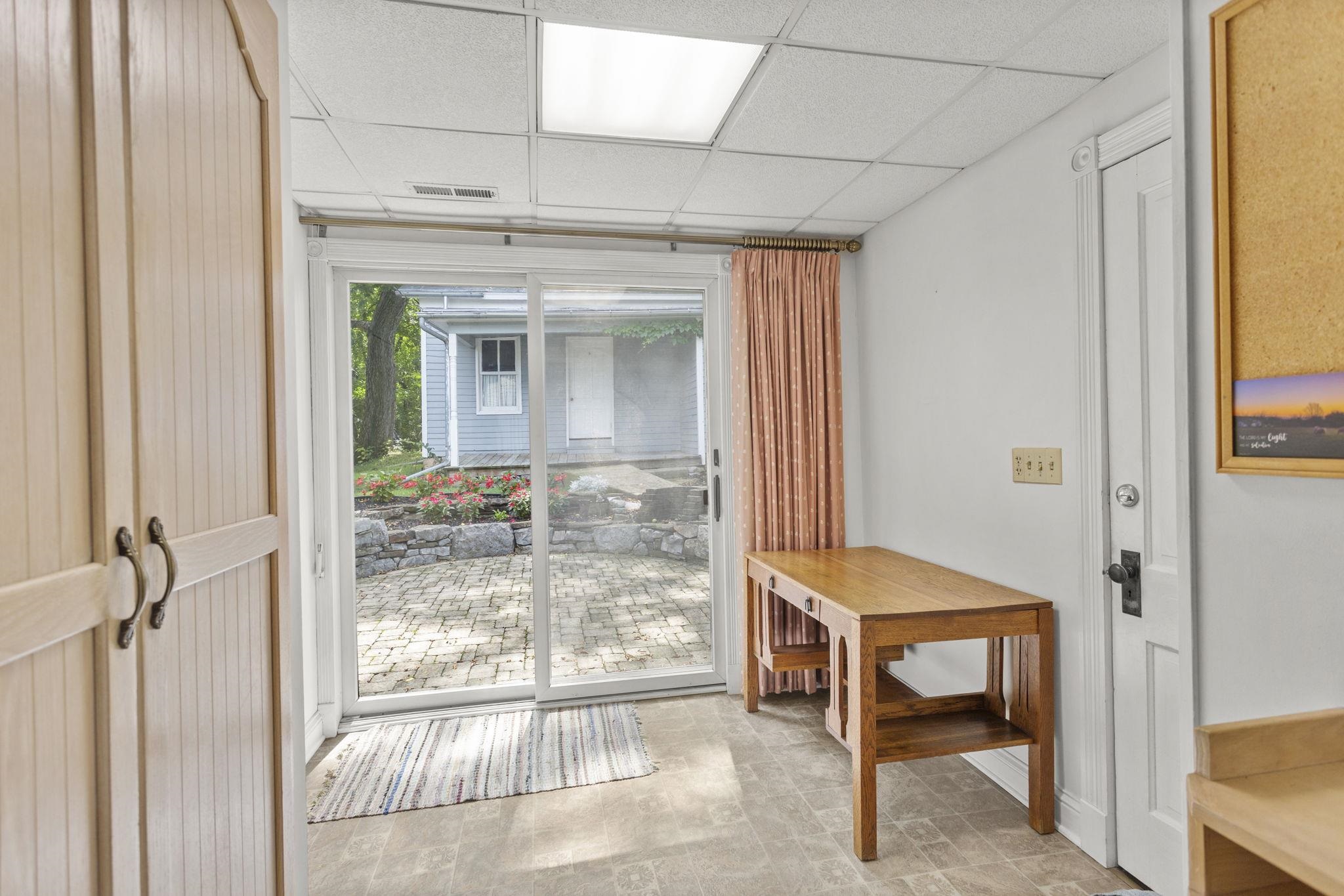 with access to the terrace.