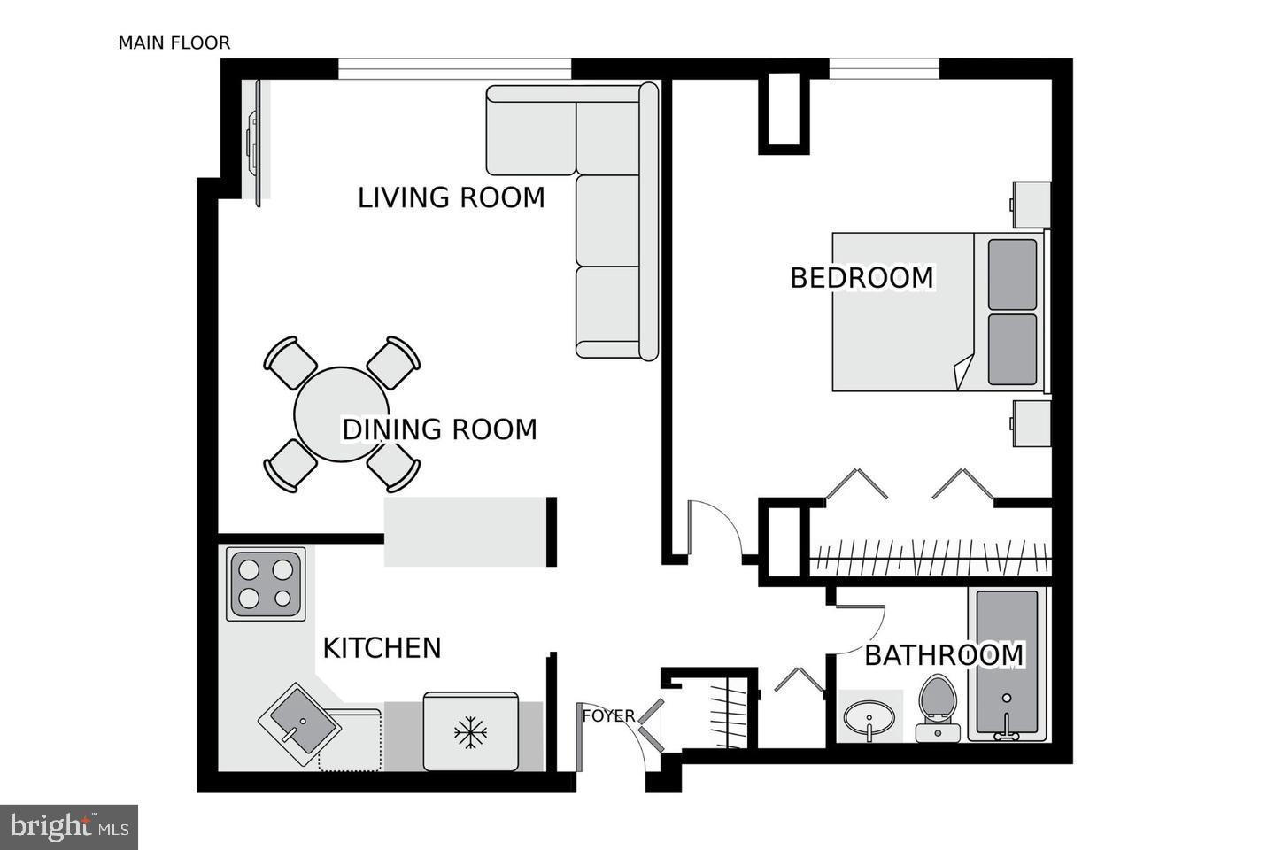 1260 21ST ST NW #306, WASHINGTON, District Of Columbia 20036, 1 Bedroom Bedrooms, ,1 BathroomBathrooms,Residential,For sale,1260 21ST ST NW #306,DCDC2226032 MLS # DCDC2226032