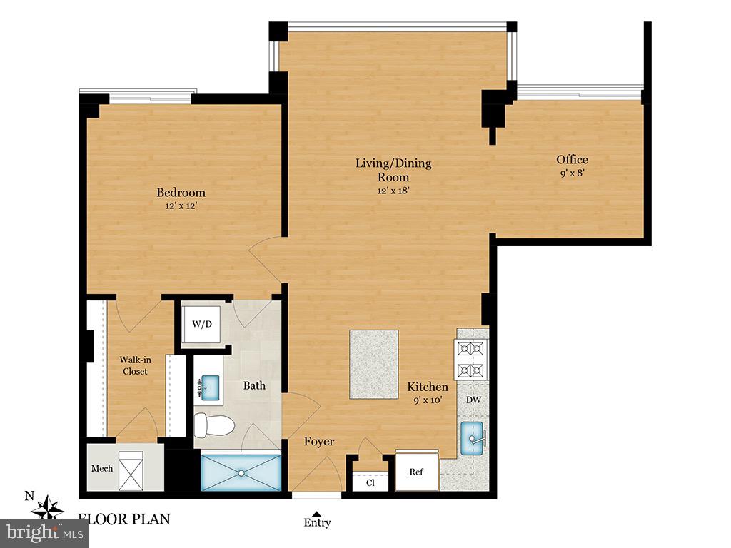 2120 VERMONT AVE NW #501, WASHINGTON, District Of Columbia 20001, 1 Bedroom Bedrooms, ,1 BathroomBathrooms,Residential,For sale,2120 VERMONT AVE NW #501,DCDC2207674 MLS # DCDC2207674