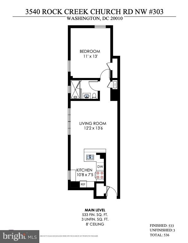 3540 ROCK CREEK CHURCH RD NW #303, WASHINGTON, District Of Columbia 20010, 1 Bedroom Bedrooms, ,1 BathroomBathrooms,Residential,For sale,3540 ROCK CREEK CHURCH RD NW #303,DCDC2212890 MLS # DCDC2212890