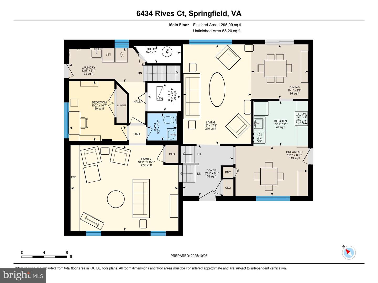 6434 RIVES CT, SPRINGFIELD, Virginia 22150, 4 Bedrooms Bedrooms, ,2 BathroomsBathrooms,Residential,For sale,6434 RIVES CT,VAFX2273522 MLS # VAFX2273522