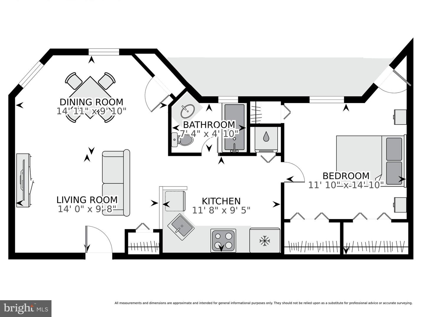 1418 W ST NW #202, WASHINGTON, District Of Columbia 20009, 1 Bedroom Bedrooms, ,1 BathroomBathrooms,Residential,For sale,1418 W ST NW #202,DCDC2221120 MLS # DCDC2221120