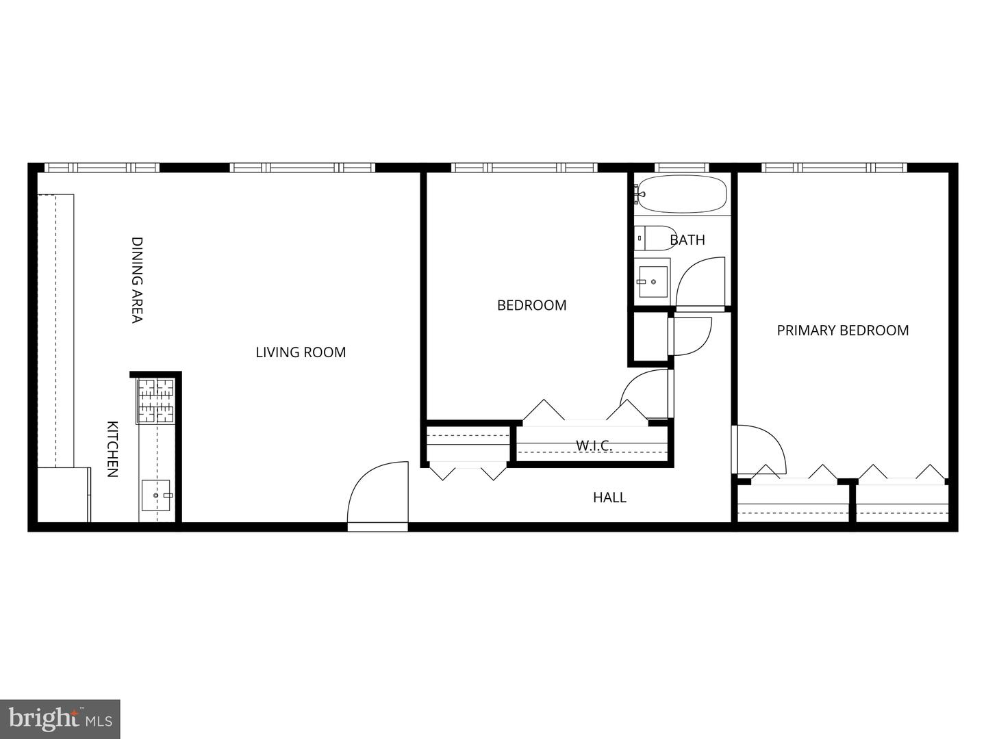2400 41ST ST NW #502, WASHINGTON, District Of Columbia 20007, 2 Bedrooms Bedrooms, ,1 BathroomBathrooms,Residential,For sale,2400 41ST ST NW #502,DCDC2223690 MLS # DCDC2223690