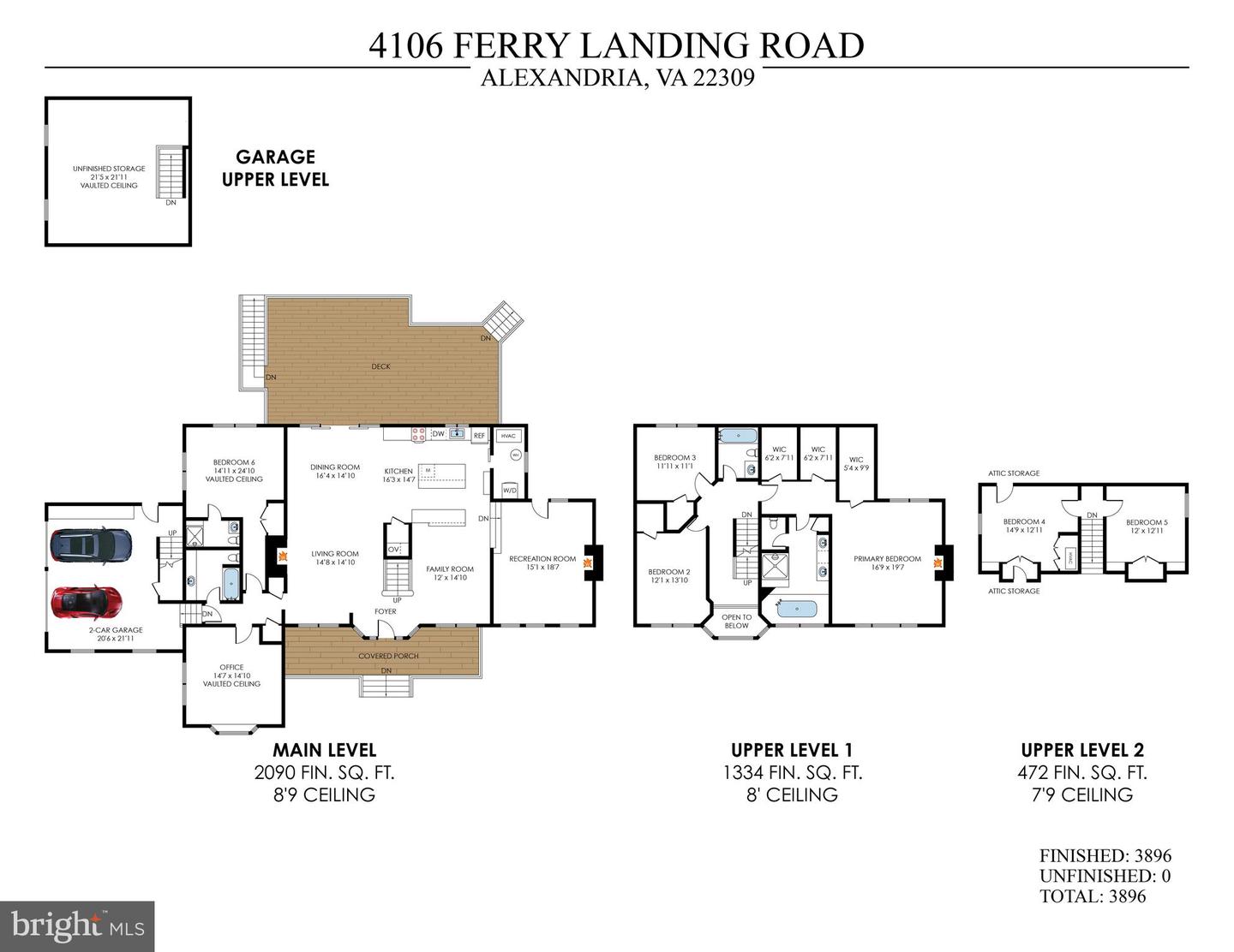 4106 FERRY LANDING RD, ALEXANDRIA, Virginia 22309, 6 Bedrooms Bedrooms, ,4 BathroomsBathrooms,Residential,For sale,4106 FERRY LANDING RD,VAFX2273468 MLS # VAFX2273468