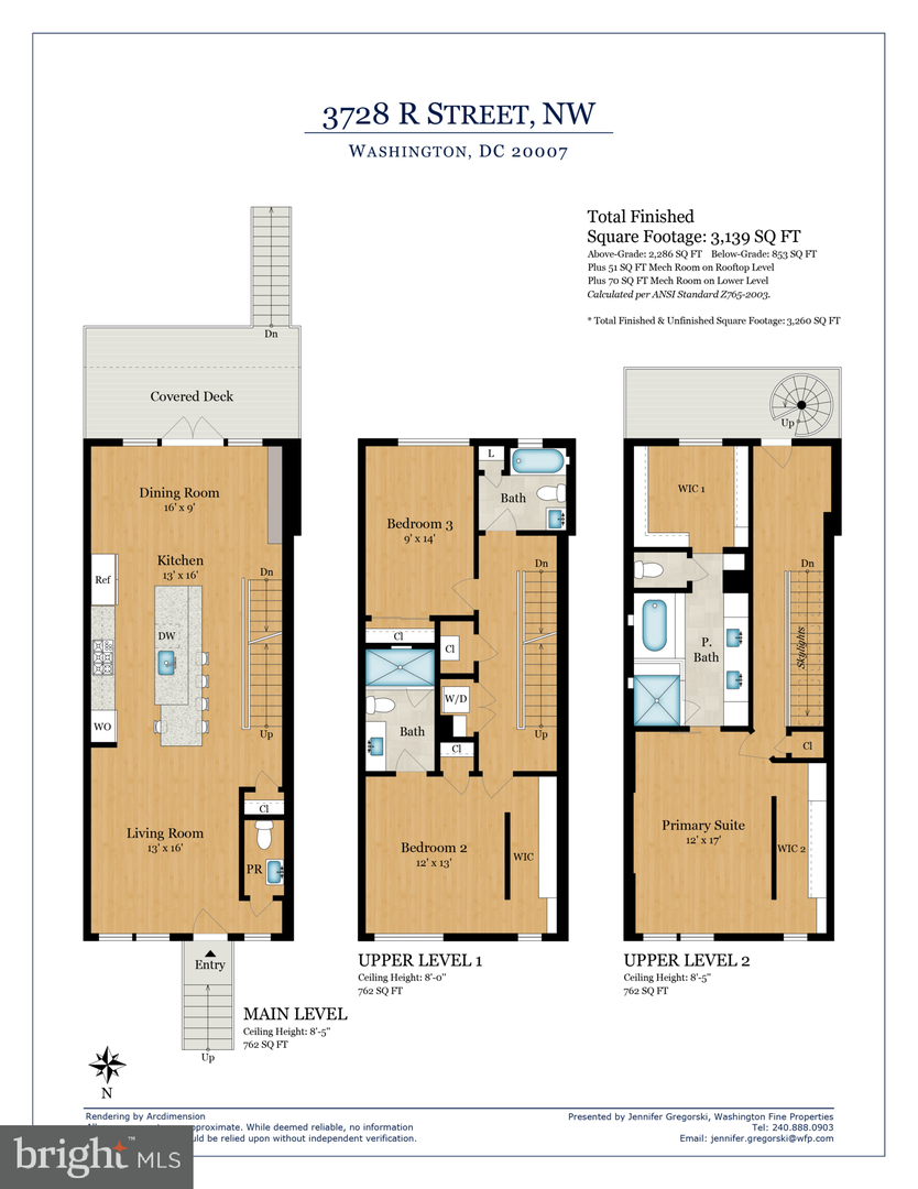 3728 R ST NW, WASHINGTON, District Of Columbia 20007, 4 Bedrooms Bedrooms, ,4 BathroomsBathrooms,Residential,For sale,3728 R ST NW,DCDC2226430 MLS # DCDC2226430