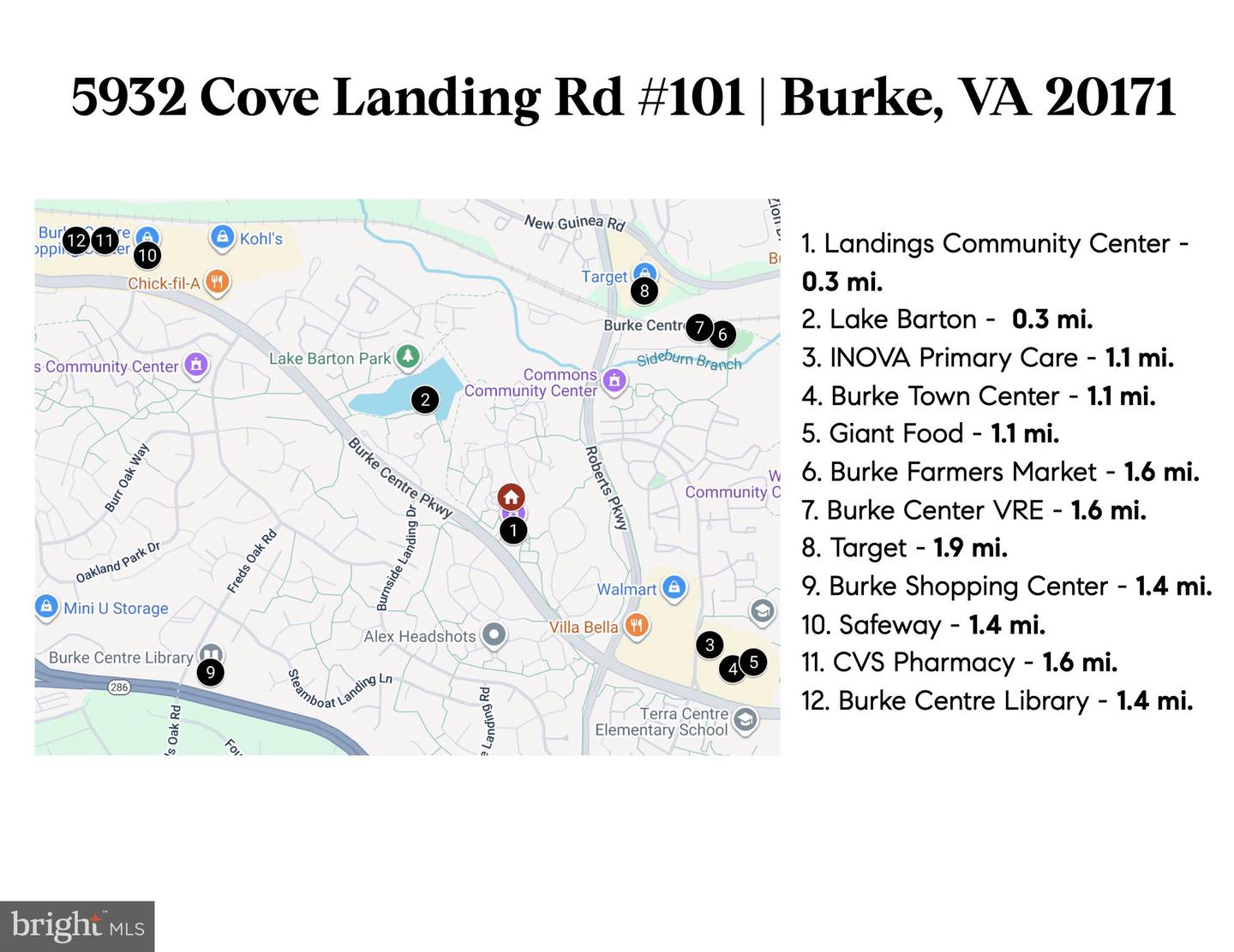 5932 COVE LANDING RD #101, BURKE, Virginia 22015, 1 Bedroom Bedrooms, ,1 BathroomBathrooms,Residential,For sale,5932 COVE LANDING RD #101,VAFX2270034 MLS # VAFX2270034