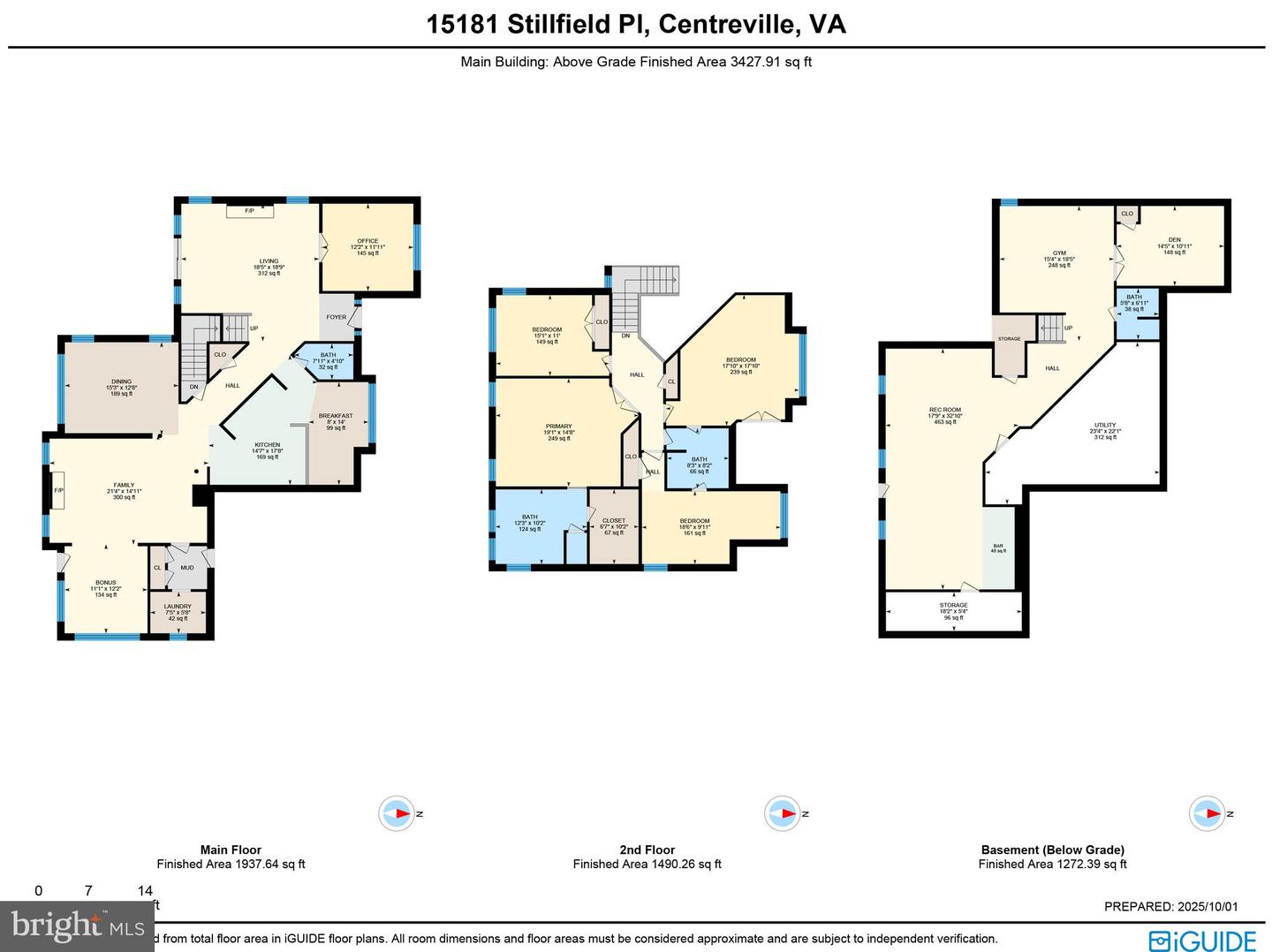 15181 STILLFIELD PL, CENTREVILLE, Virginia 20120, 4 Bedrooms Bedrooms, ,3 BathroomsBathrooms,Residential,For sale,15181 STILLFIELD PL,VAFX2272716 MLS # VAFX2272716