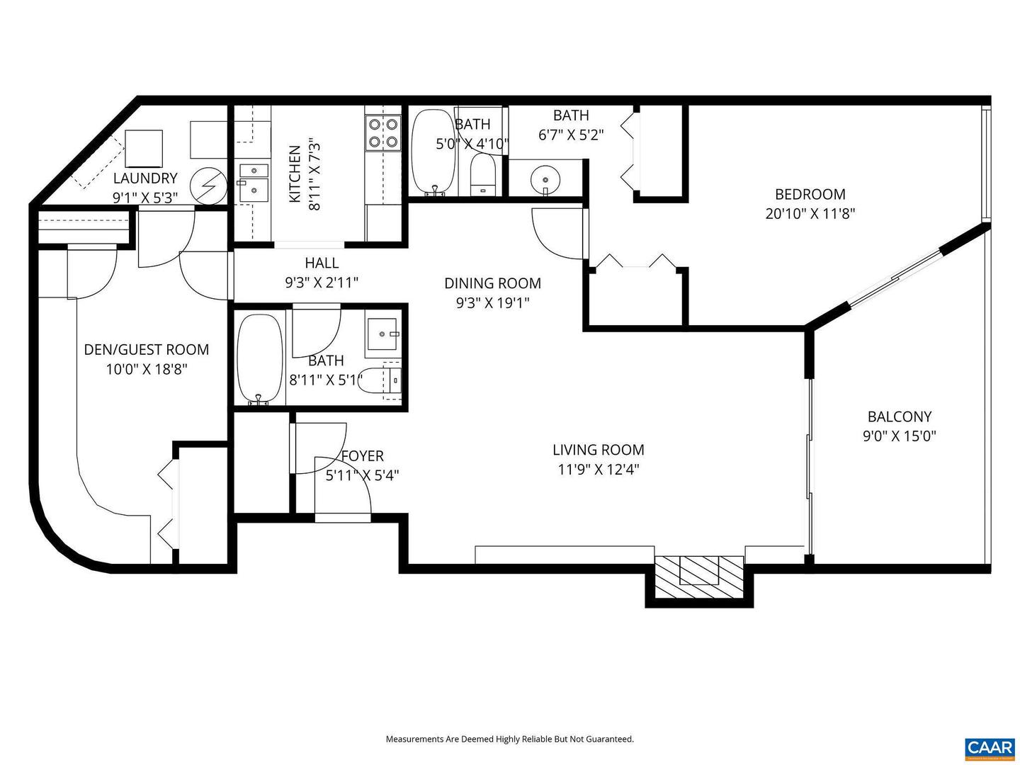 408 E MARKET ST #305, CHARLOTTESVILLE, Virginia 22902, 2 Bedrooms Bedrooms, ,2 BathroomsBathrooms,Residential,For sale,408 E MARKET ST #305,669886 MLS # 669886