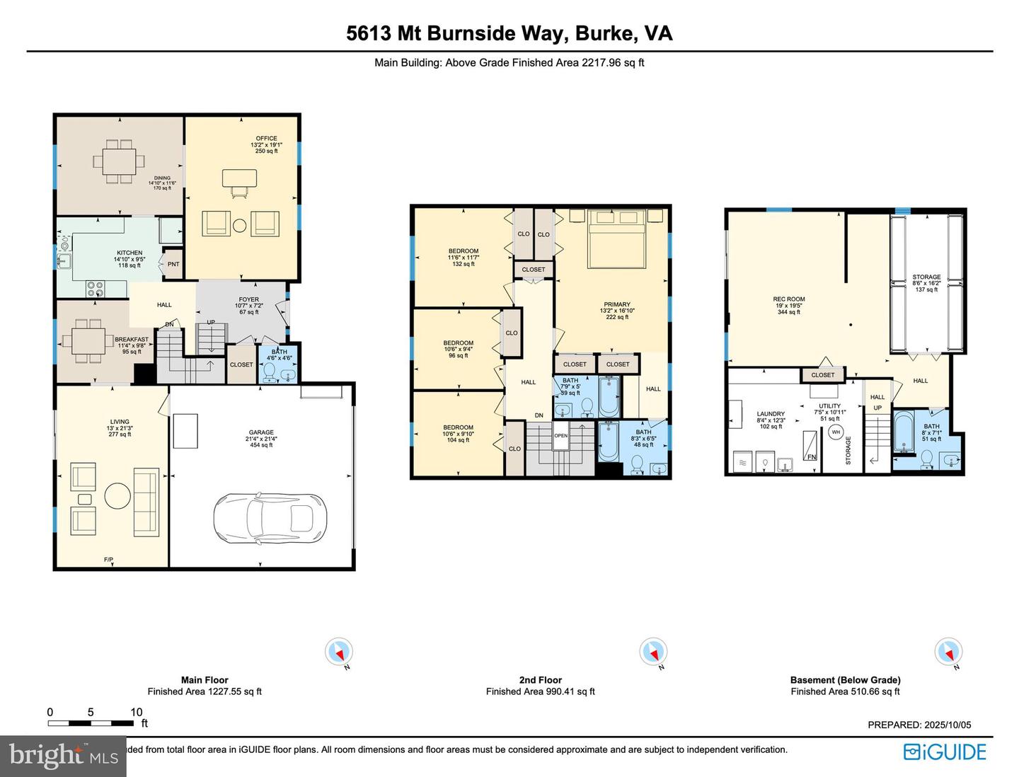 5613 MOUNT BURNSIDE WAY, BURKE, Virginia 22015, 4 Bedrooms Bedrooms, ,3 BathroomsBathrooms,Residential,For sale,5613 MOUNT BURNSIDE WAY,VAFX2273212 MLS # VAFX2273212